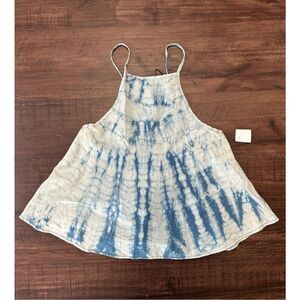 Vestique Blue Chambray Ombre Top, Sz Small